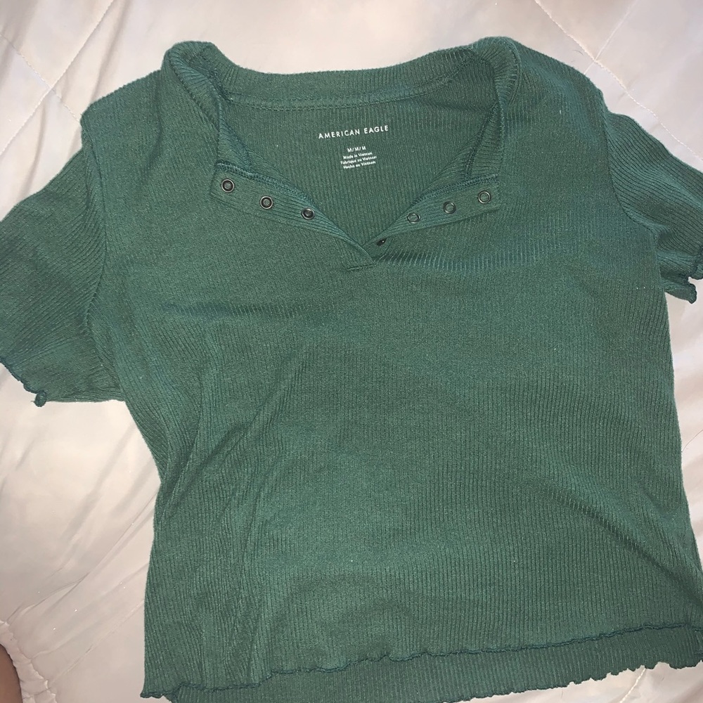 American Eagle Button-Down Blouse